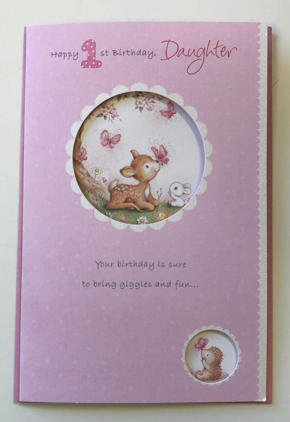 1st Birthday Daughter, Birthday Greetings Card