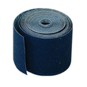 ez-flo 1-1/2 inch x 5 yard waterproof emery cloth roll for metal surfaces, solder accessories, 120 grit, blue, 45205