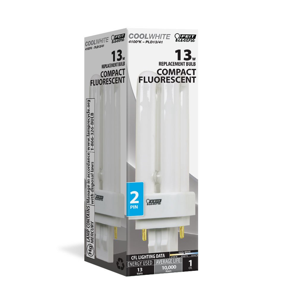 Feit Electric PLD13/41 13-Watt Fluorescent PL Bulb