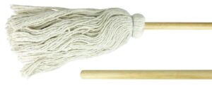 weiler 75097#12 one-piece deck mop, 9 oz., 4-ply cotton, industrial grade