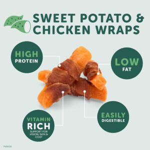 Healthfuls Chicken Wrapped Sweet Potato Dog Treats, 3.5oz