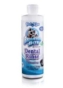 pet kiss brighter bite dental rinse for pets, 16-ounce