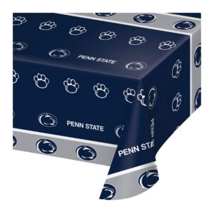 creative converting pennsylvania state university plastic tablecloth, azul