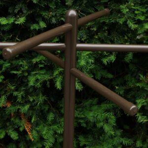 Outdoor Lamp company 401BRZ Portable Outdoor 3 Bar Towel Tree - Bronze