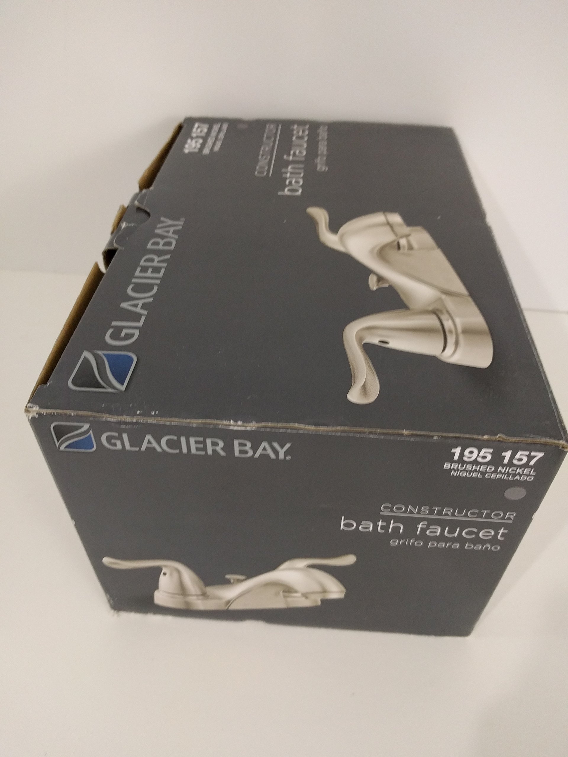 Glacier Bay Constructor Bath Faucet Brushed Nickel