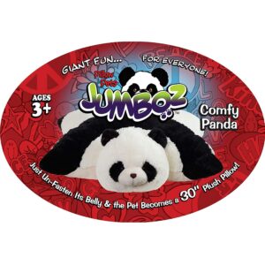 Pillow Pets Jumboz, Panda, 30" Jumbo Folding Plush Pillow