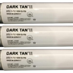 Wolff System Wolff Dark Tan II F71 T12 100W Tanning Bed Bulbs, Box of 16 Lamps