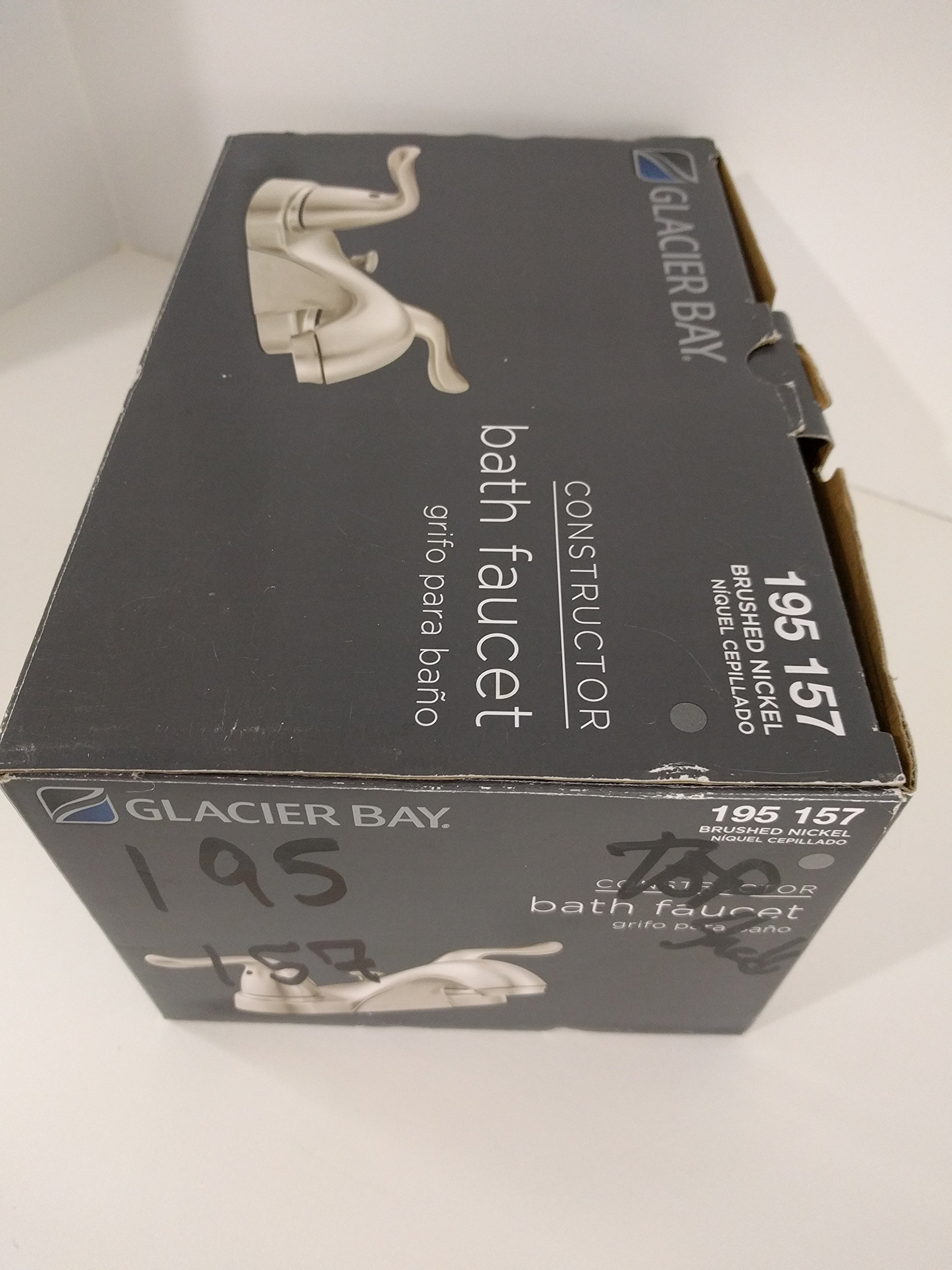 Glacier Bay Constructor Bath Faucet Brushed Nickel