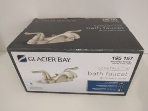 glacier bay constructor bath faucet brushed nickel