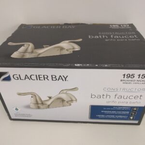 Glacier Bay Constructor Bath Faucet Brushed Nickel