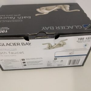 Glacier Bay Constructor Bath Faucet Brushed Nickel