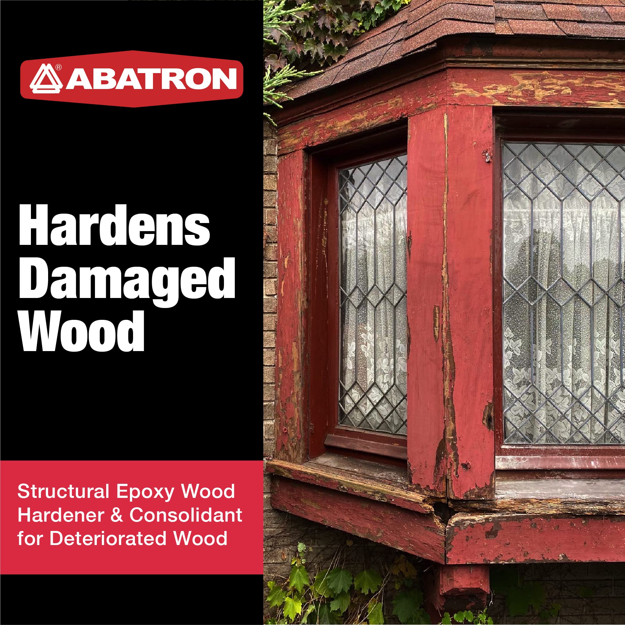 Abatron LiquidWood 2 Gallon Kit 2 Part Structural Epoxy Wood Hardener and Consolidant Resin.