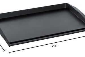 Nordic Ware 2 Burner Backsplash Griddle, Nonstick