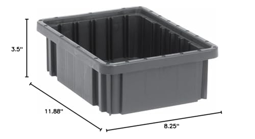 DIVIDABLE Grid Container 10-7/8in x 8-1/4in x 3-1/2in