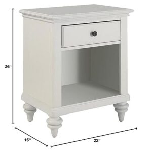 Bermuda White Night Stand by Home Styles