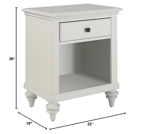 Bermuda White Night Stand by Home Styles