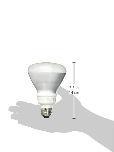 TCP 6R3014 CFL R30 - 65 Watt Equivalent (only 14W used) Soft White (2700k) Covered Flood Light Bulb