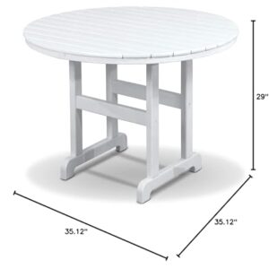 Trex Outdoor Furniture Monterey Bay Round Patio Dining Table