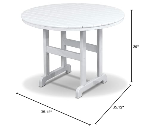 Trex Outdoor Furniture Monterey Bay Round Patio Dining Table