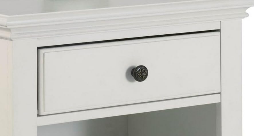 Bermuda White Night Stand by Home Styles