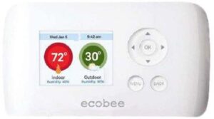 ecobee smart si thermostat 2 heat-2 cool with full color non-touch screen