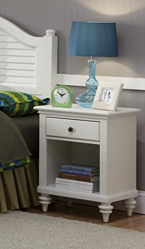 Bermuda White Night Stand by Home Styles