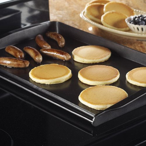 Nordic Ware 2 Burner Backsplash Griddle, Nonstick