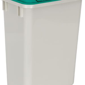 Hardware Resources 35 Quart Plastic Waste Container Lid, Green