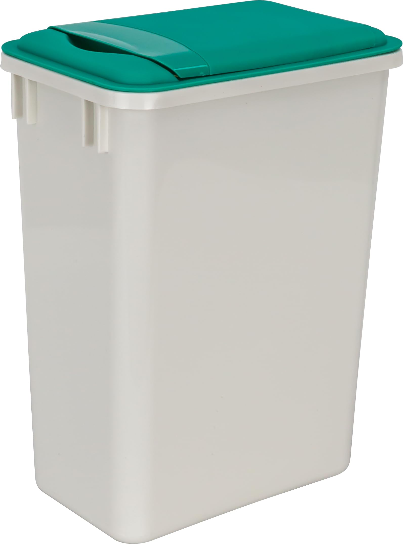 Hardware Resources 35 Quart Plastic Waste Container Lid, Green