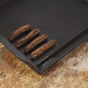 Nordic Ware 2 Burner Backsplash Griddle, Nonstick