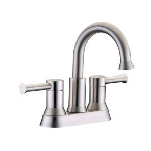 dowell two handle lavatory faucet,brushed nickel(8001 002 02)