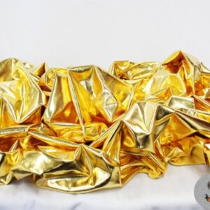 1 X Spandex Metallic Gold Fabric /60"/ Sold by The Yard