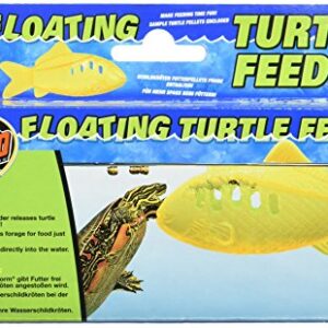 Zoo Med Laboratories SZMTA41 Zoo Floating Turtle Feeder, Yellow