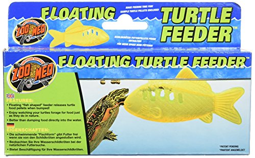 Zoo Med Laboratories SZMTA41 Zoo Floating Turtle Feeder, Yellow