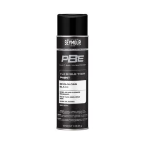 seymour 20-1679 pbe professional trim spray paint, semi-gloss black