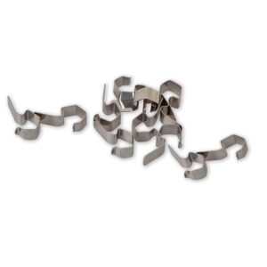 12 Weck Jar Stainless Steel Clips / Clamps - suitable for 6 jars