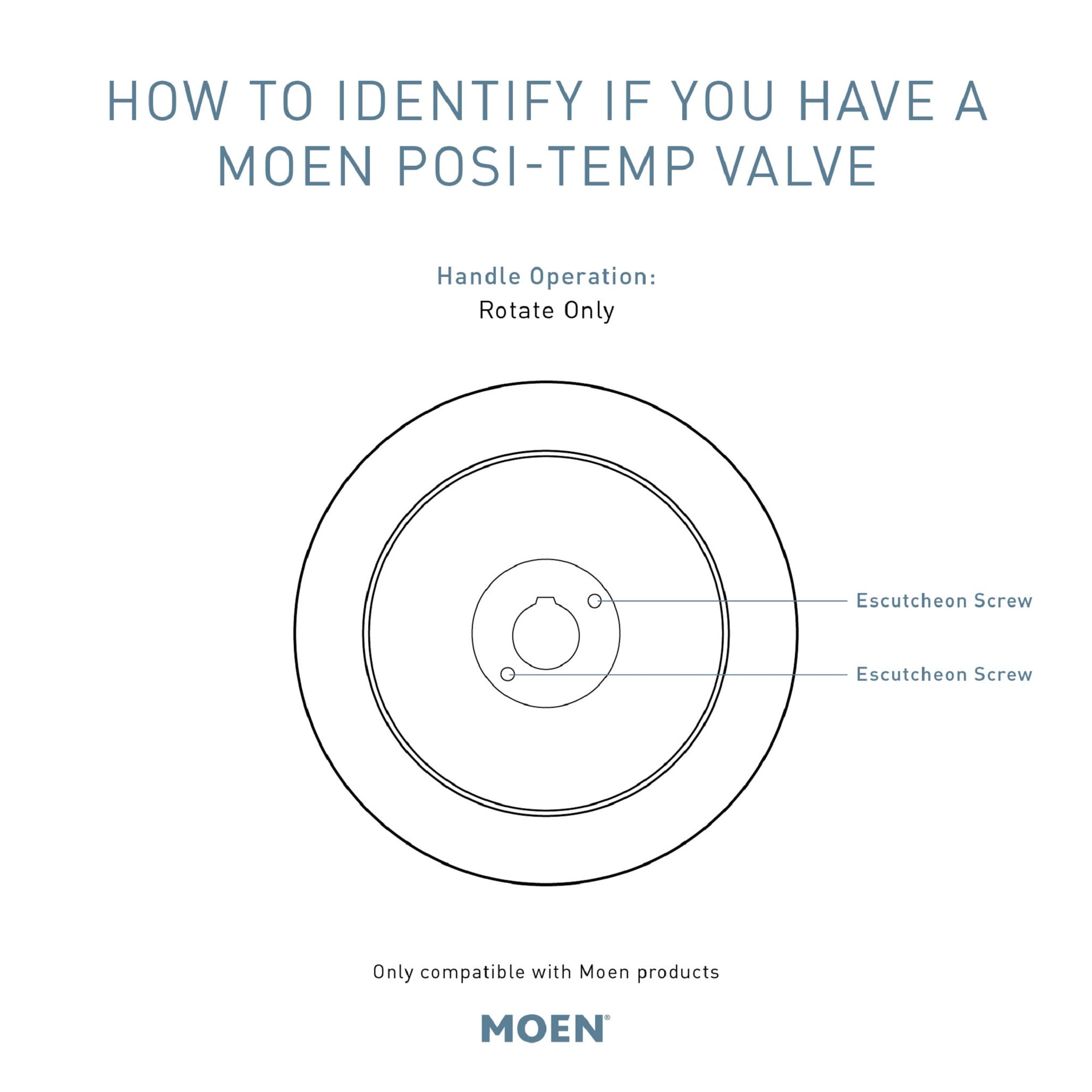 Moen T2693EP Voss Posi-Temp Pressure Balancing Eco-Performance Tub and Shower Trim Kit, Valve Required, Chrome