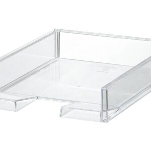 Like-It │MX-18 │Portrait File Tray │Stackable File Tray │10.24" × 13.31" × 2.44" | Clear │