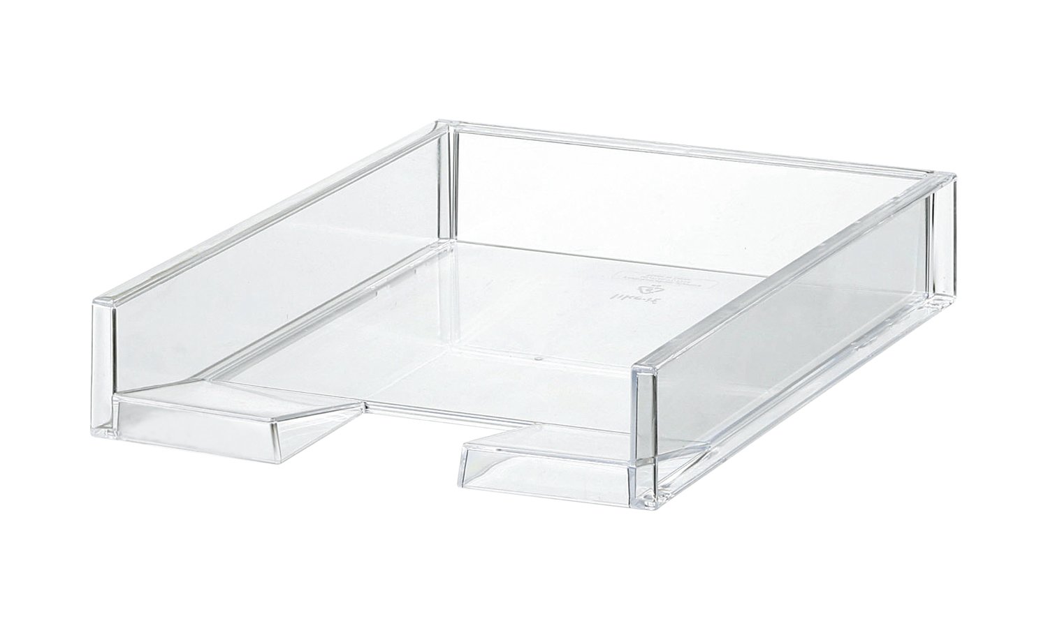 Like-It │MX-18 │Portrait File Tray │Stackable File Tray │10.24" × 13.31" × 2.44" | Clear │