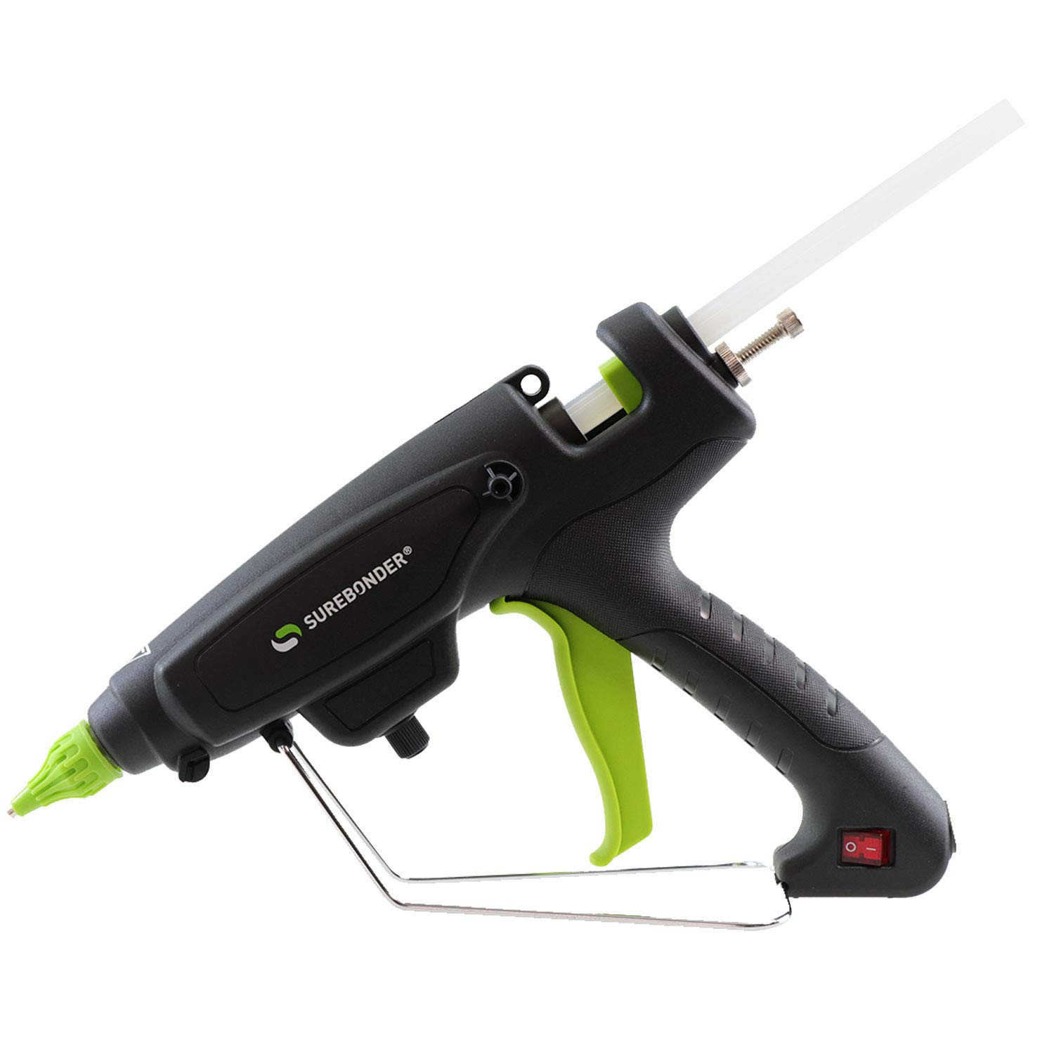 Surebonder PRO2-220 220 Watt Adjustable Temperature Professional Heavy Duty Hot Glue Gun - Uses full size, 7/16" sticks