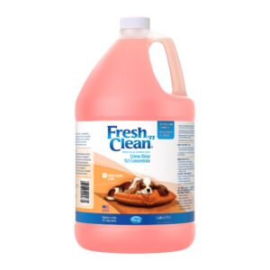 pet-ag fresh ’n clean scented creme rinse, classic fresh scent (15:1 concentrate) - 1 gallon - conditions coat and moisturizes skin with vitamin e & aloe vera - soap free