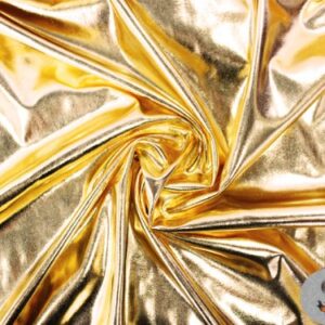 1 X Spandex Metallic Gold Fabric /60"/ Sold by The Yard