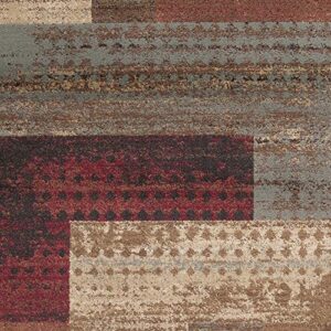 Osborne Multi-Colored Modern Area Rug 10' x 13'