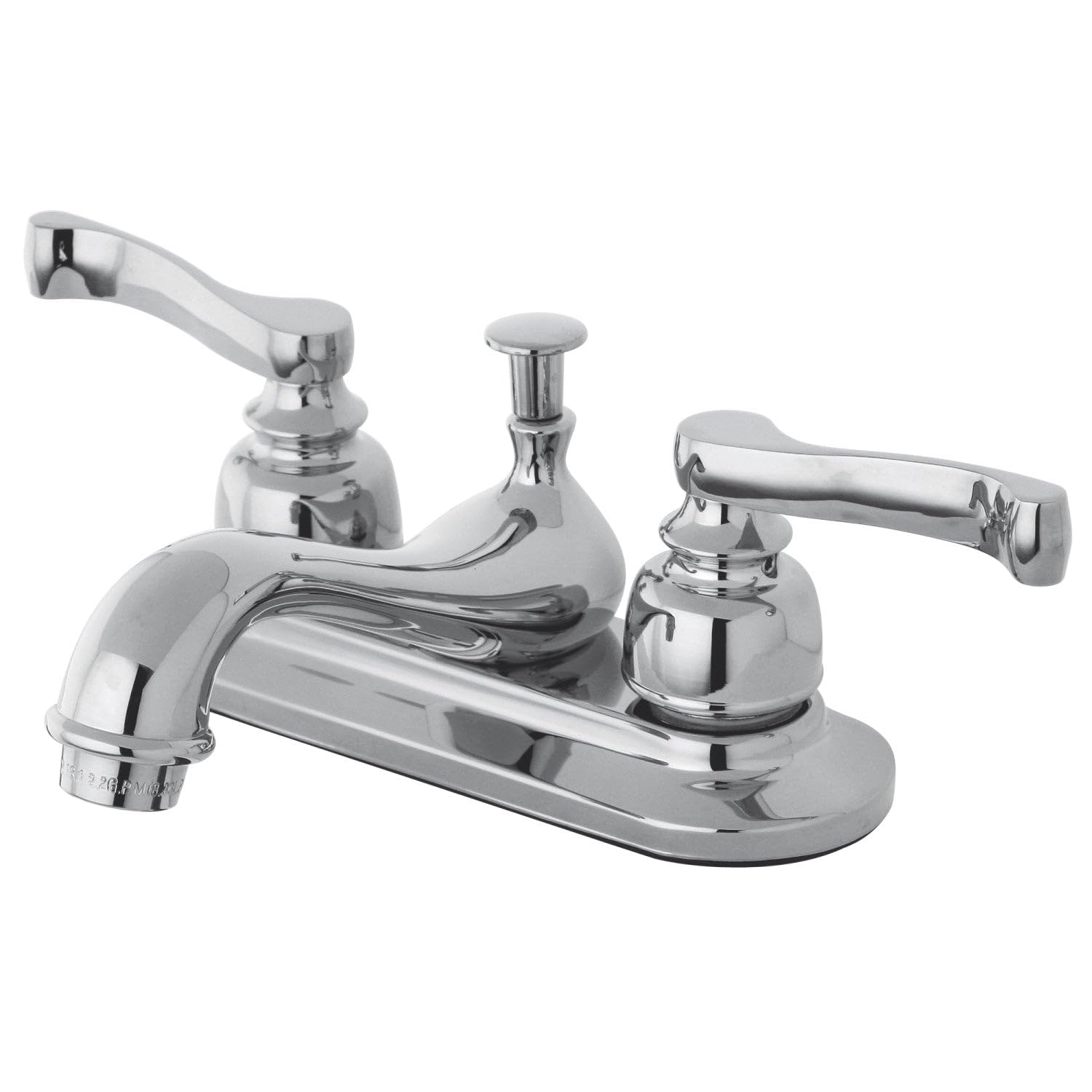 Kingston Brass KB8601 Royale 4" Centerset Bathroom Faucet, 4-3/4 inch spout reach, Polished Chrome