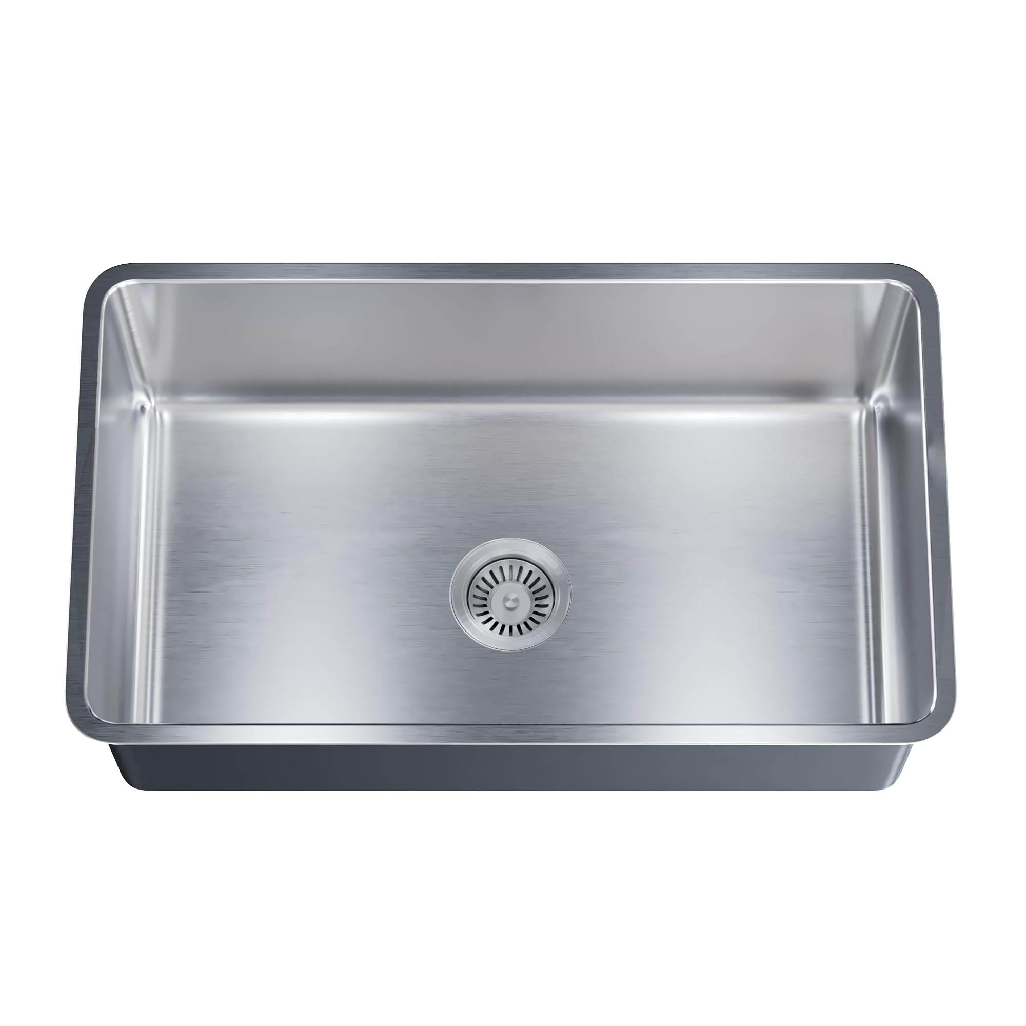 Dowell Undermount Single Bowl Stainless Steel Kitchen Sinks Handcrafted Small-Angle Corner Series 6005 3018;Stainer included