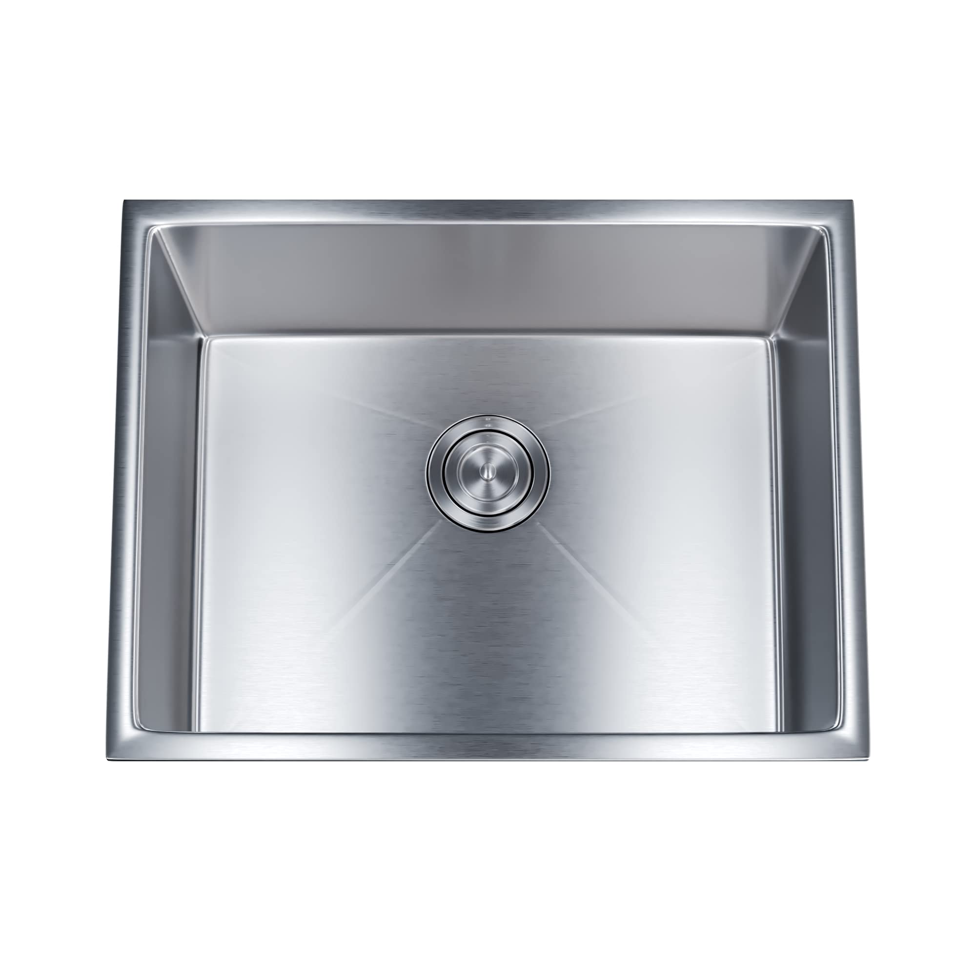 Dowell Undermount Single Bowl Stainless Steel Kitchen Sinks Handcrafted Small-Angle Corner Series 6005 2318