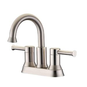 Dowell Two Handle Lavatory Faucet,Brushed Nickel(8001 002 02)