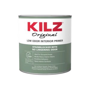 kilz original low odor primer, interior, 1 quart