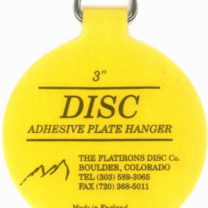 Invisible English Disc Adhesive Medium Plate Hanger Set (4-3 Inch Hangers)