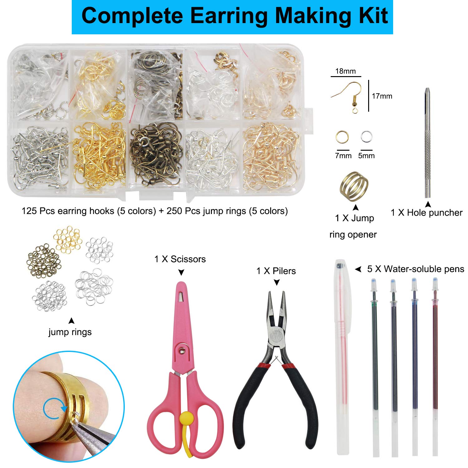 Leather Earring Making Kit - 24pcs Cricut Faux Leather Sheets for Earrings Making - 8.3" x 6.3" Each - Fabric and Tool for DIY Earrings - Jewelry Hair Bows Crafts Supplies for Beginners